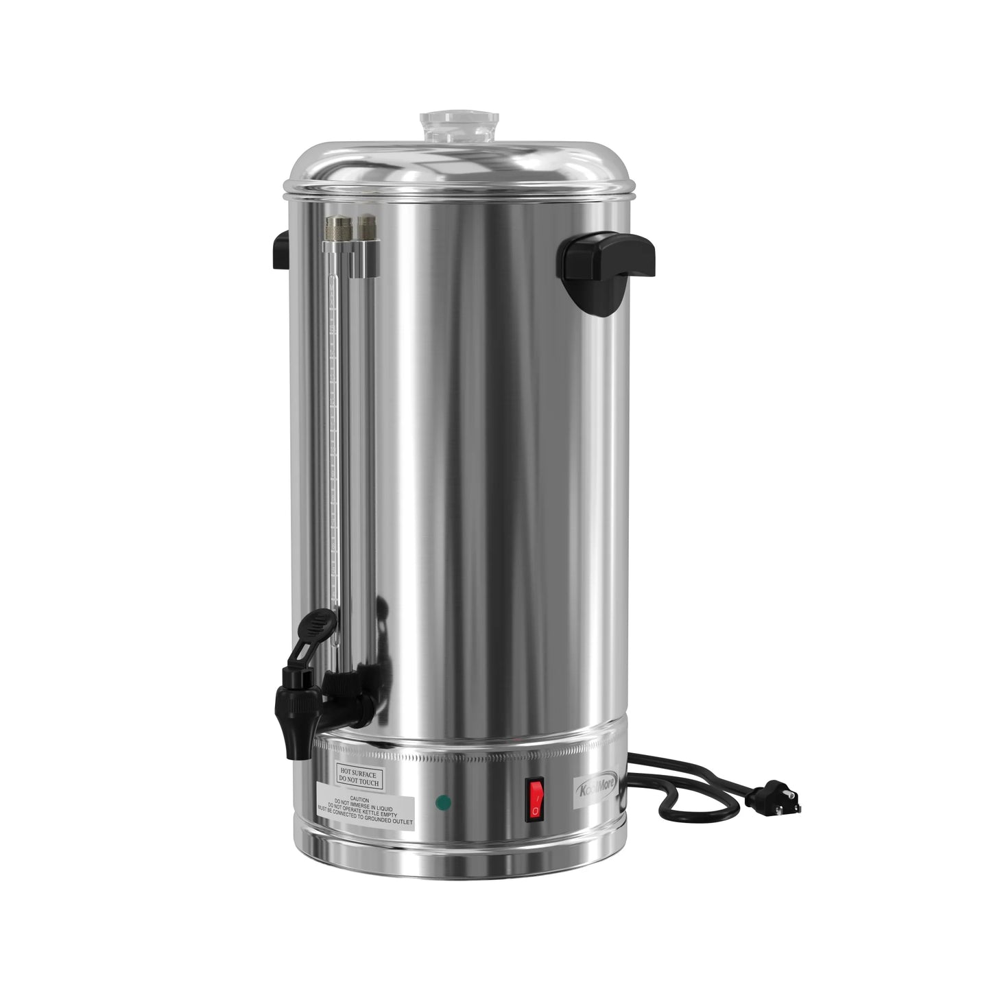 Koolmore KM-CCP100 Electric 100 Cup Commercial Coffee Percolator In Stainless Steel