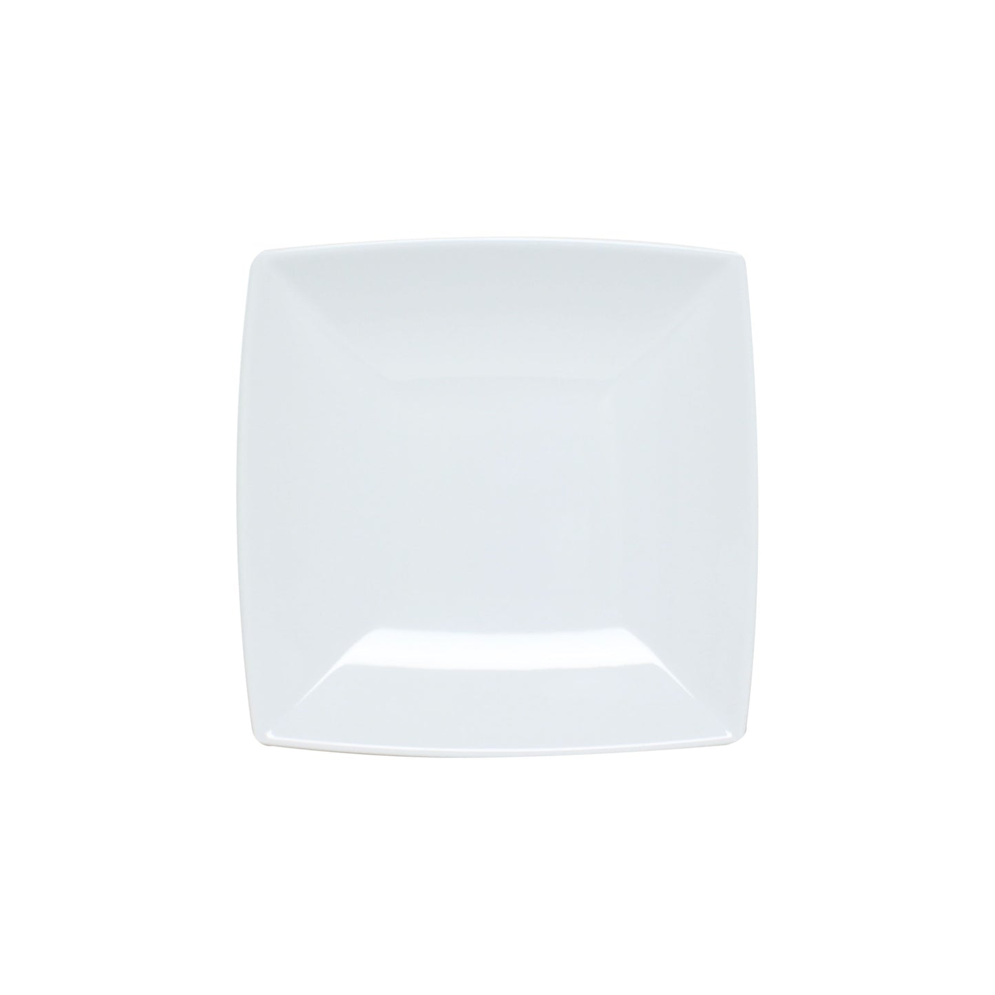 Thunder Group 62008WT Classic White 28 oz. Square Melamine Bowl - 12/Pack