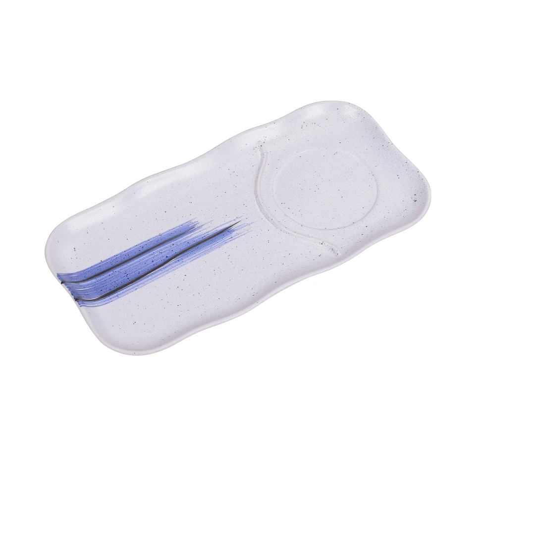 Yanco OC-5112 Ocean Compartment Plate 12"L X 6"W Rectangular