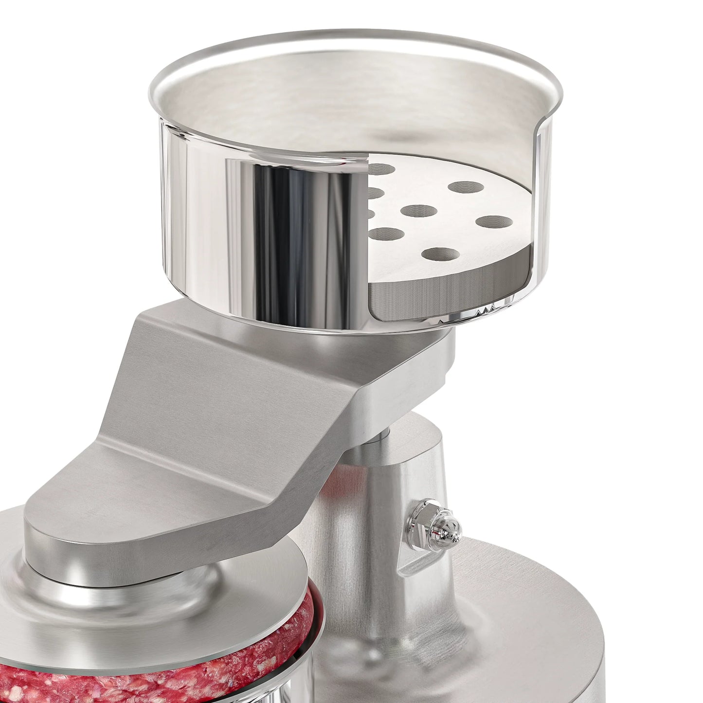 Koolmore CHM-4 4 In. Heavy-Duty Hamburger Patty Molding Press With Handle