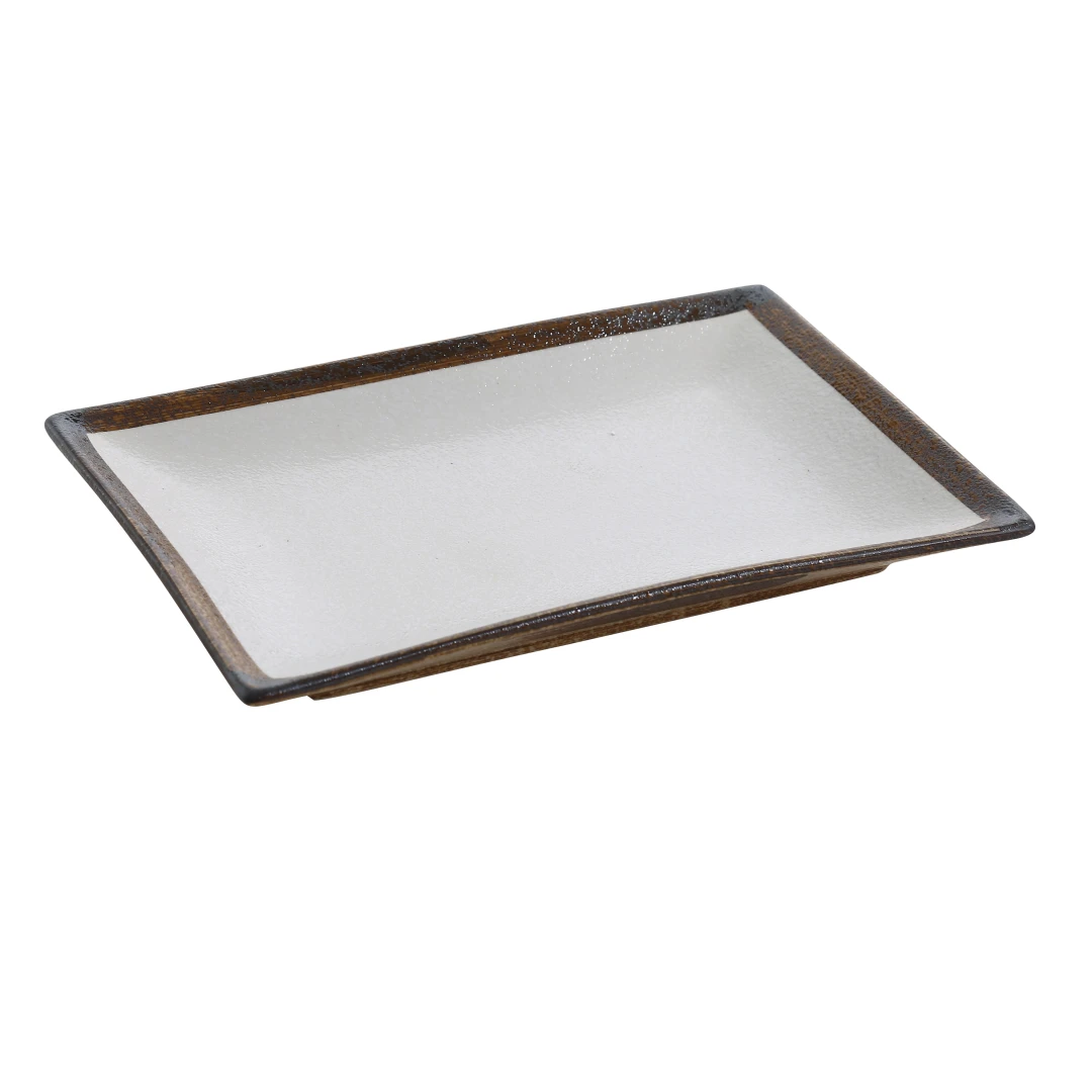 Yanco RO-213 Rockeye Plate 12"L X 8-1/4"W X 1-1/2"H Rectangular