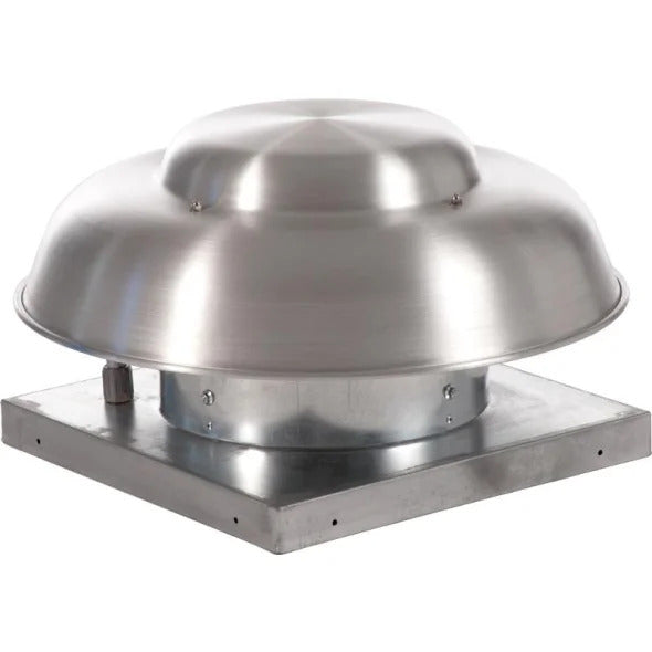 FloAire DDAR10 Axial Downblast Roof Exhaust Fan 10 Inch 501 CFM 1PH 0.03HP 120V Direct Drive