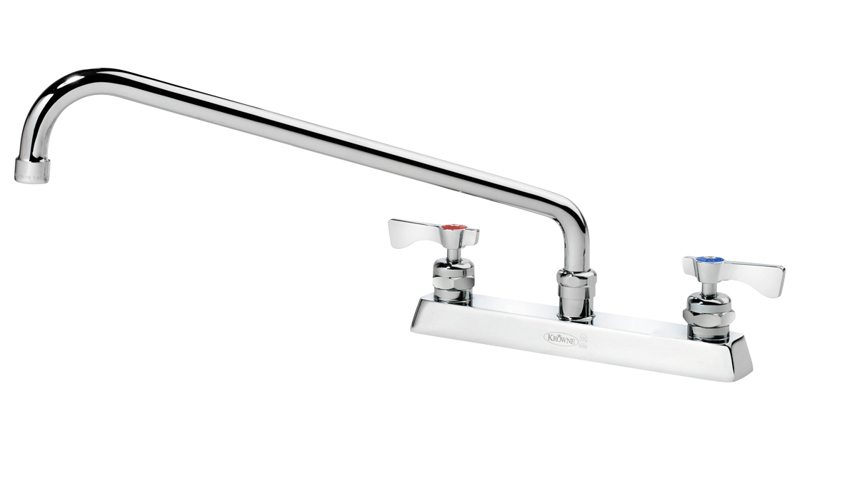 Krowne 15-516L Deck Mount Faucet w/ 16" Swing Nozzle