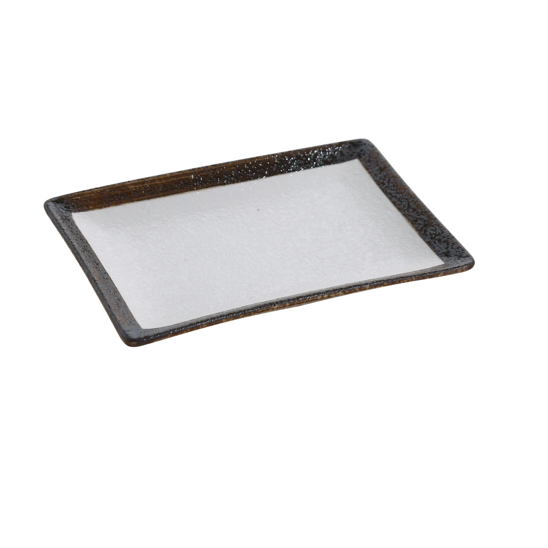 Yanco RO-208 Rockeye Plate 8"L X 5-1/2"W X 7/8"H Rectangular