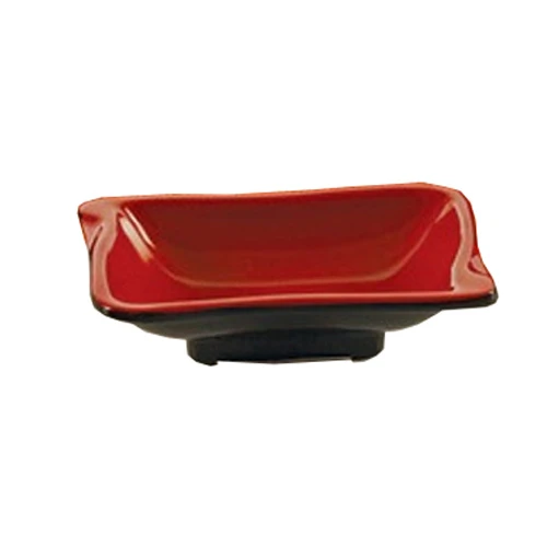 Yanco CR-0002 Two-Tone Sauce Dish 3 Oz. 4-1/8"L X 2-1/2"W
