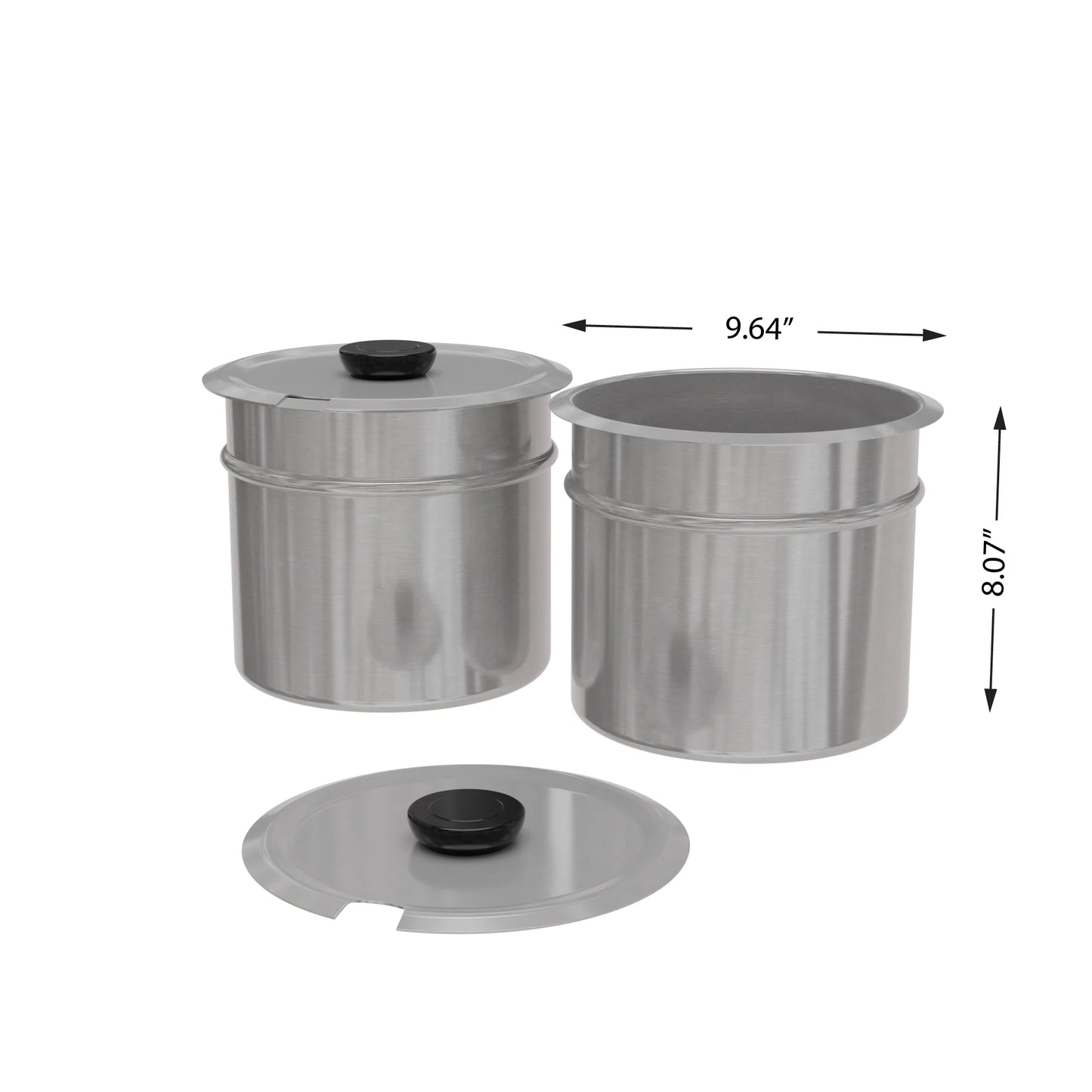 Koolmore CFW-4T Two-Pot  8 Qt. Buffet Countertop Food Warmer Electric With Faucet