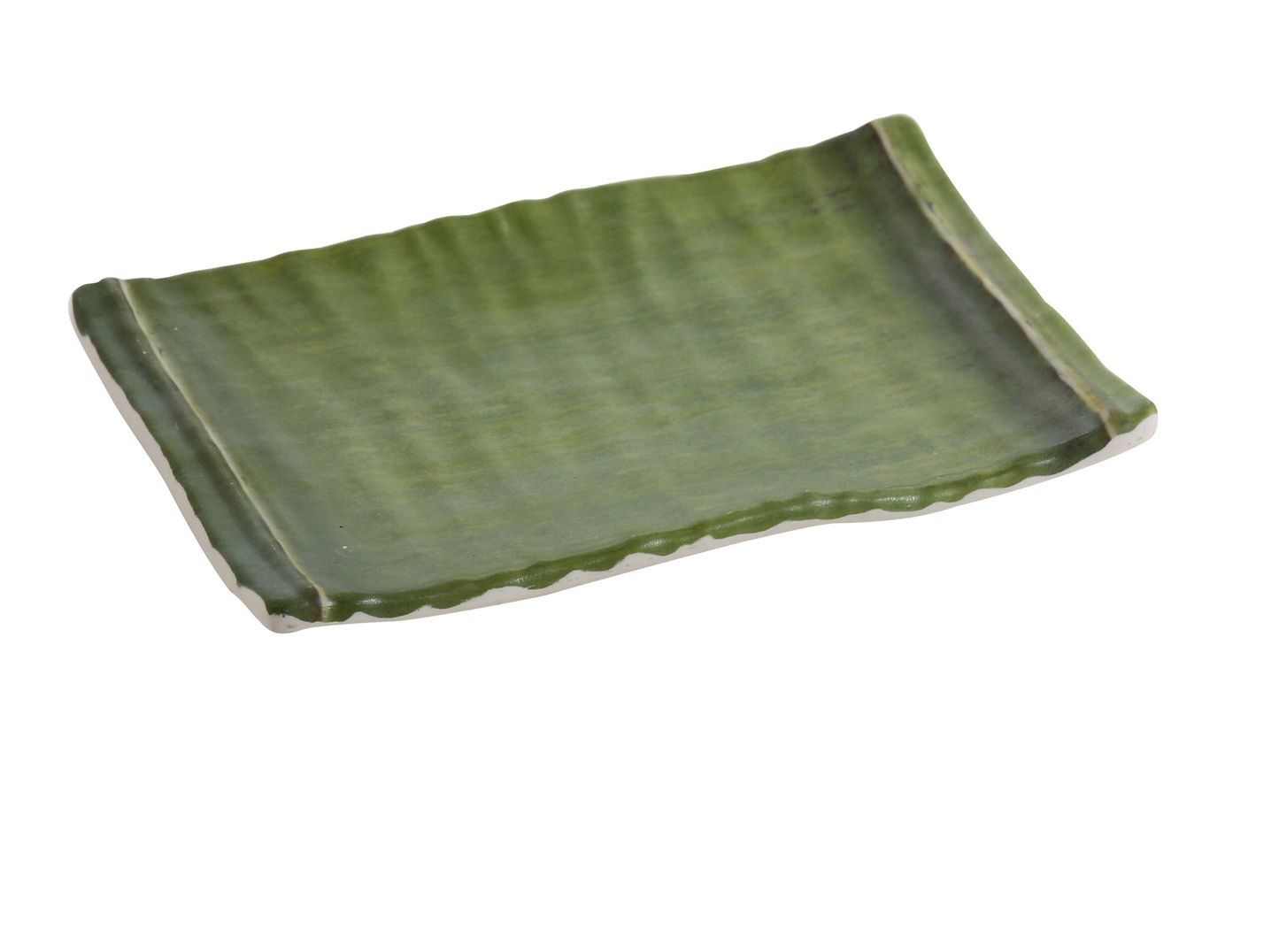 Yanco BA-308 Bamboo Style Plate 8"L X 5"W Rectangular