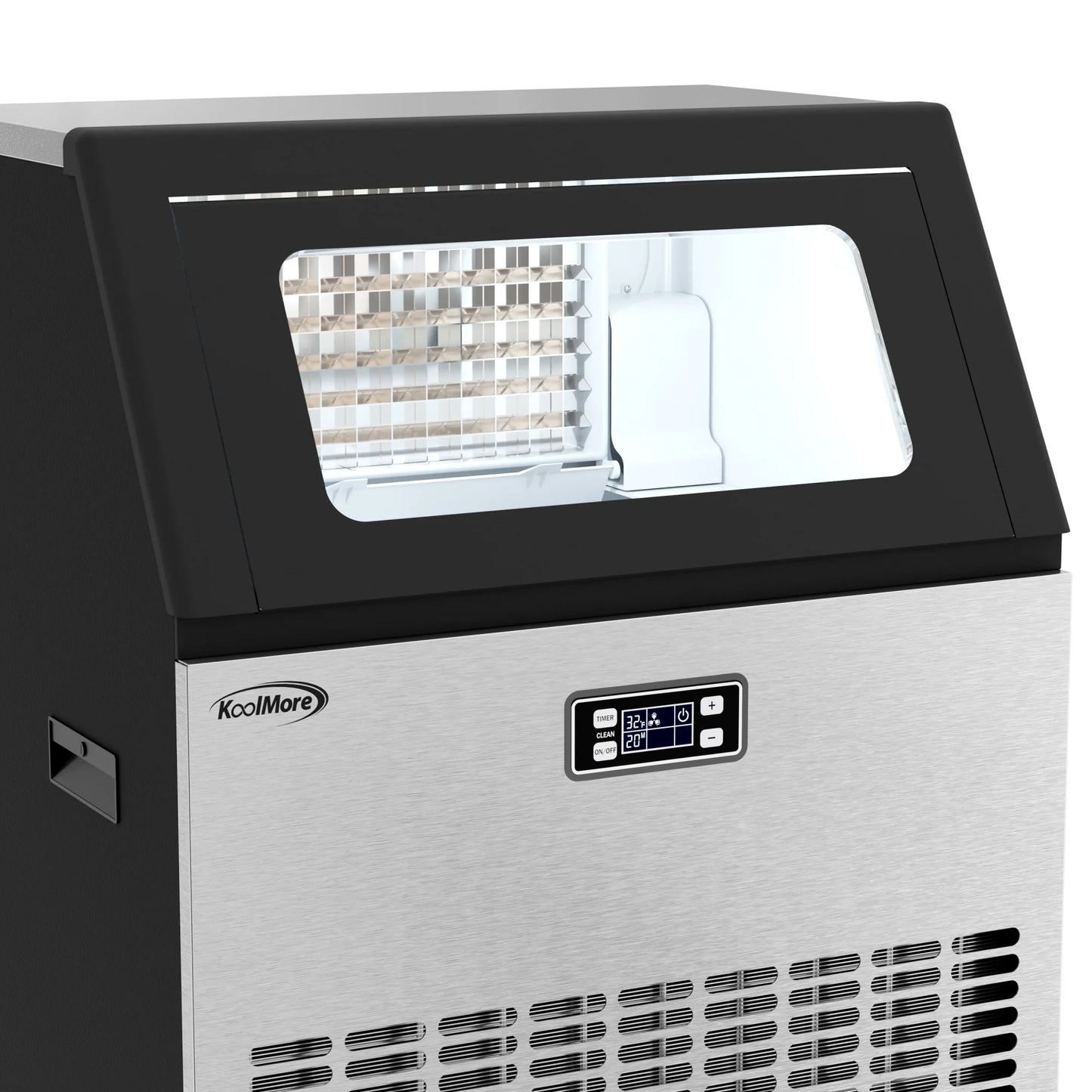 Koolmore CIM198 Commercial 22"W Ice Maker Air Cooled Undercounter 198 Lbs/24h.