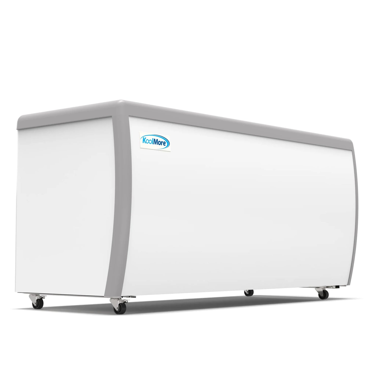Koolmore KM-ICD-71SD 70 In. Commercial 12 Tub Ice Cream Dipping Cabinet Display Freezer With Sliding Glass Door- 20 Cu Ft.