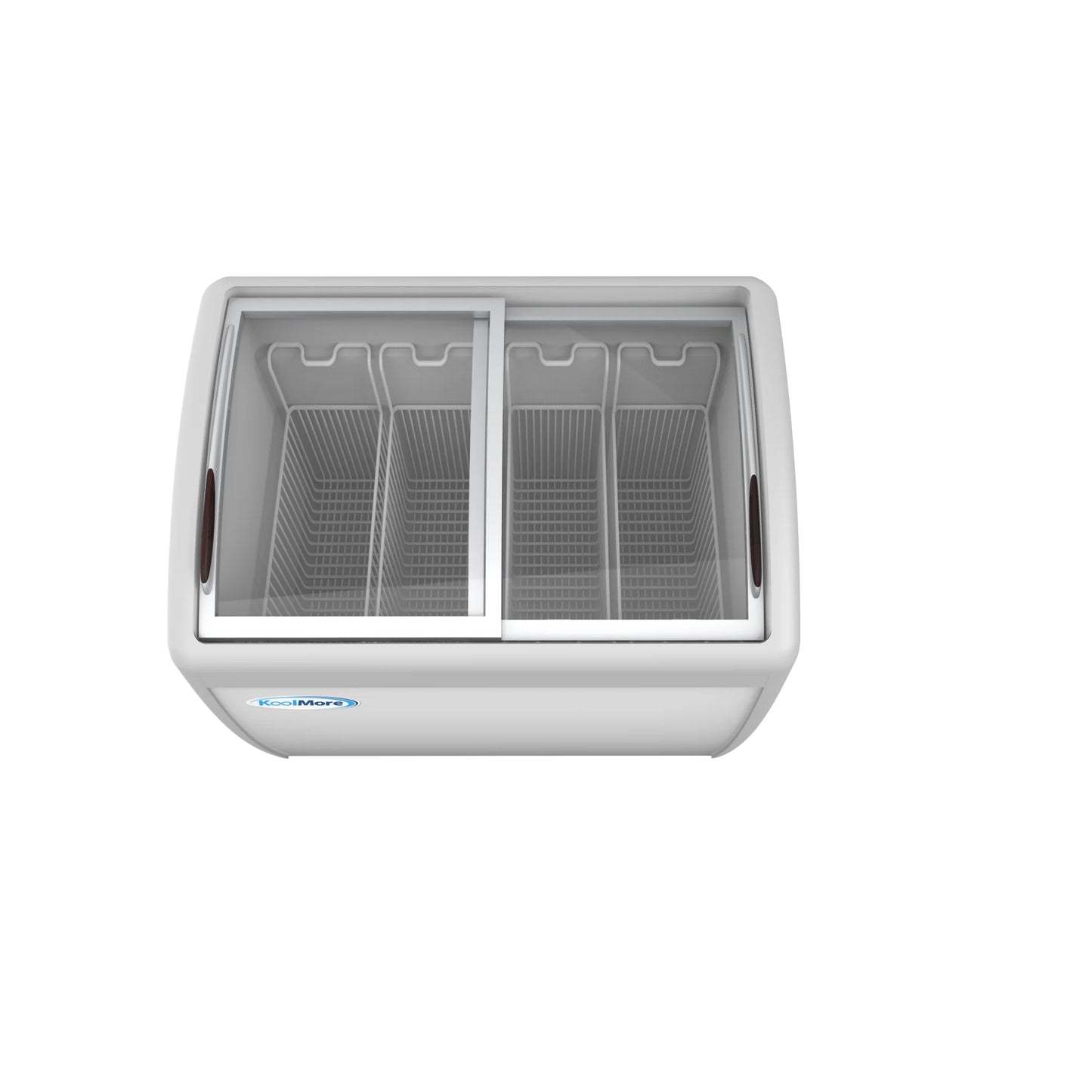 Koolmore MCF-12C 50 In. Display Ice Cream Freezer - 12.7 Cu Ft.