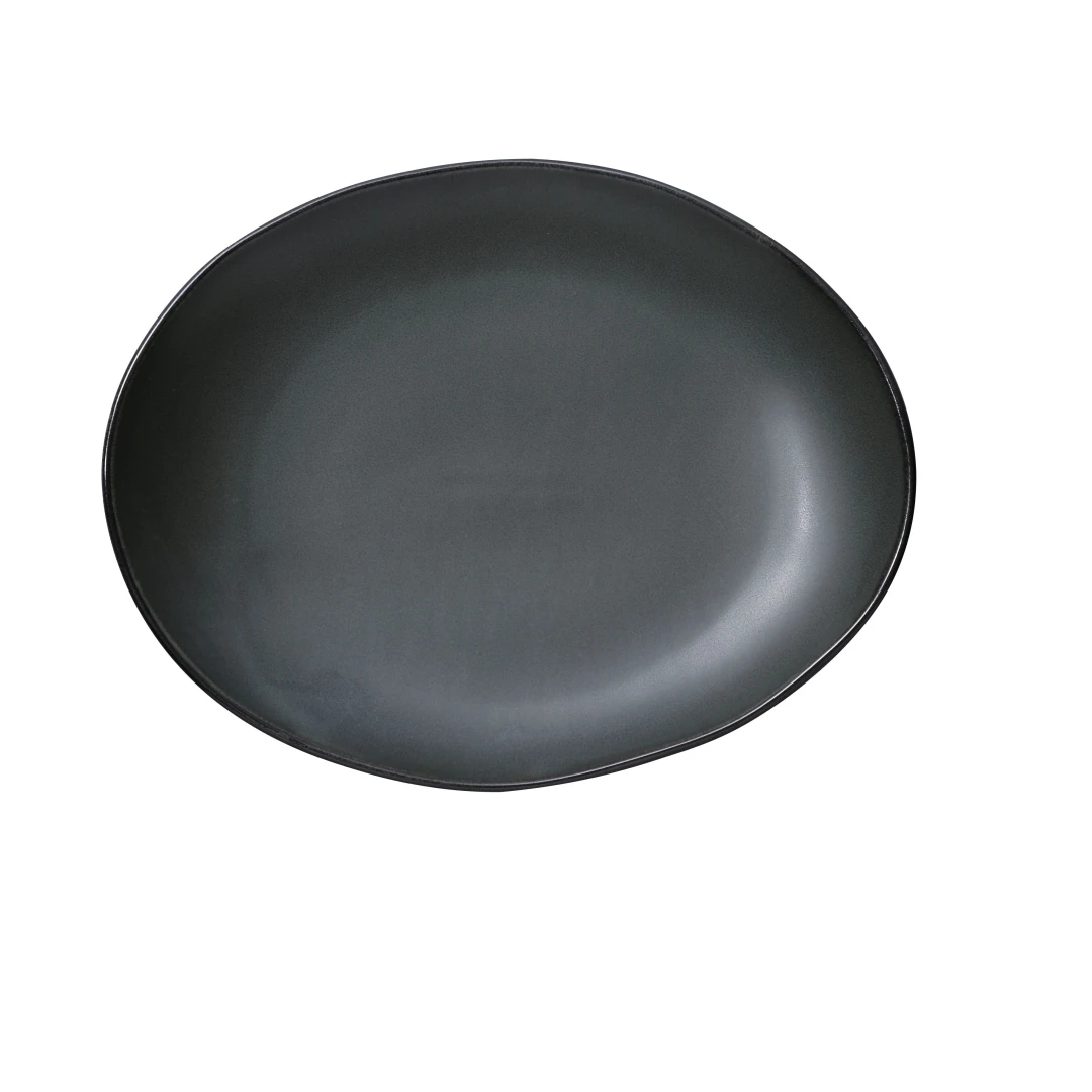 Yanco CH-213 Champs Plate 13"L X 10-1/2"W X 1-1/2"H Oval