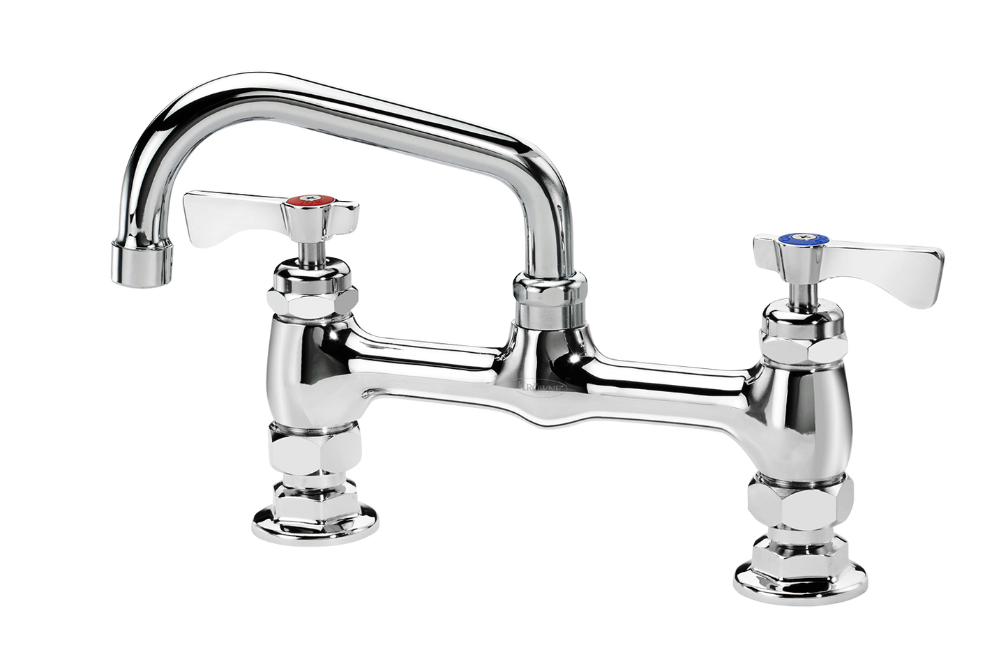 Krowne 15-806L Deck Mount Faucet - 6" Swing Spout, 8" Centers