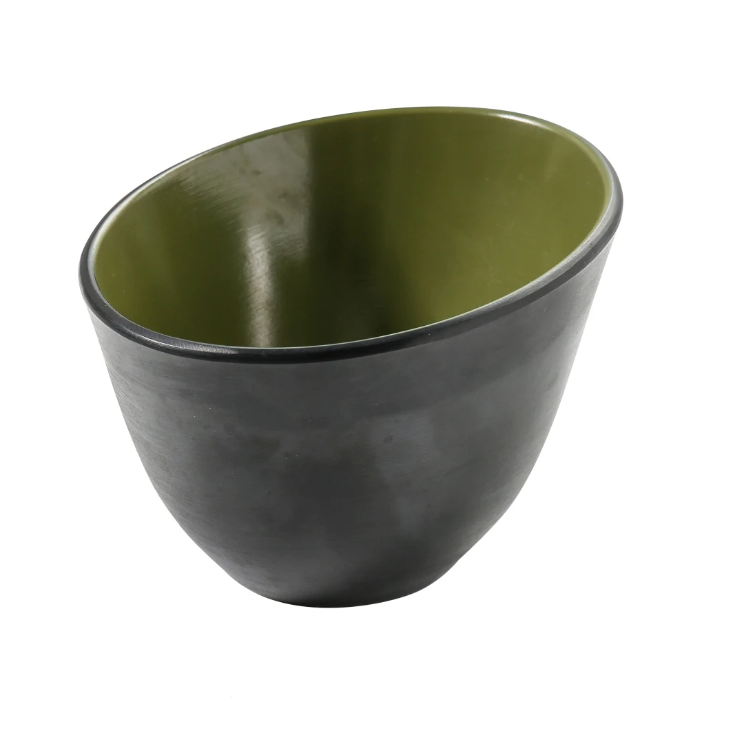 Yanco BM-705GR 35 oz Round Melamine Serving Bowl, Green