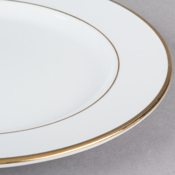 CAC GRY-22 8" Dia. Golden Royal Plate - 36/Case