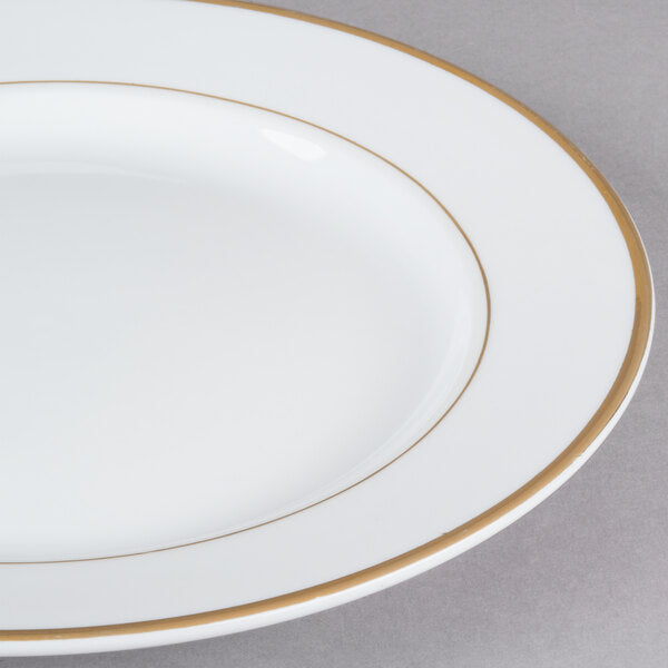 CAC GRY-8 9" Dia. Golden Royal Plate - 36/Case