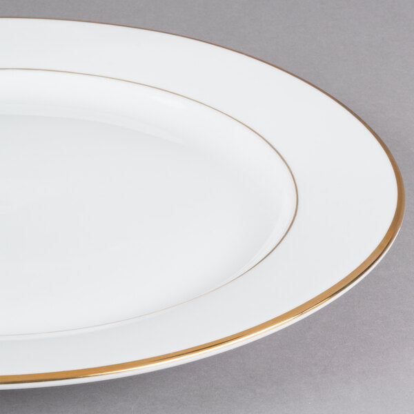 CAC GRY-21 12" Dia. Golden Royal Plate - 12/Case
