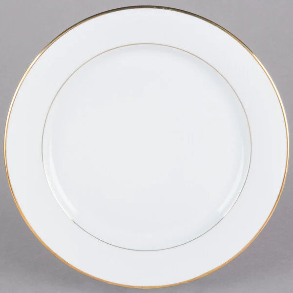 CAC GRY-21 12" Dia. Golden Royal Plate - 12/Case