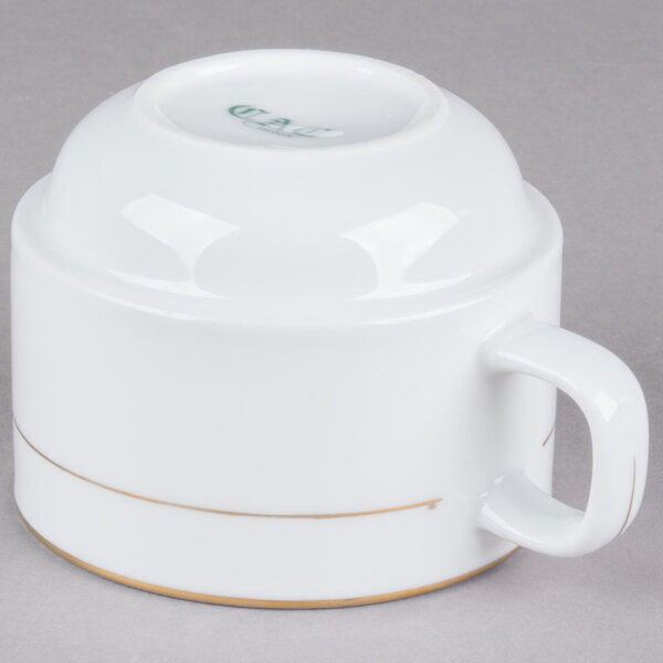 CAC GRY-23 8 oz. Golden Royal Stacking Cup - 36/Case
