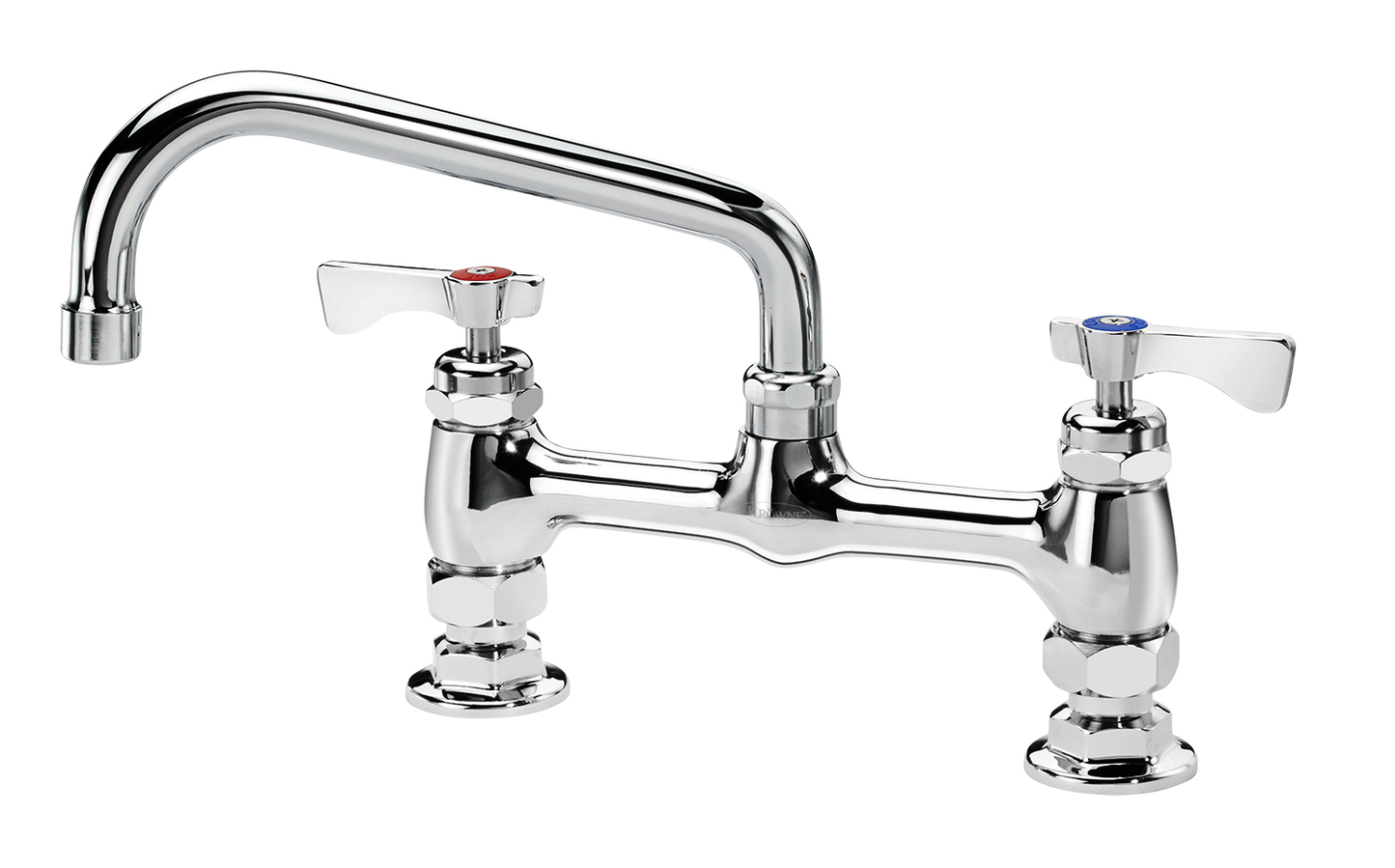 Krowne 15-808L Deck Mount Faucet - 8" Swing Spout, 8" Centers