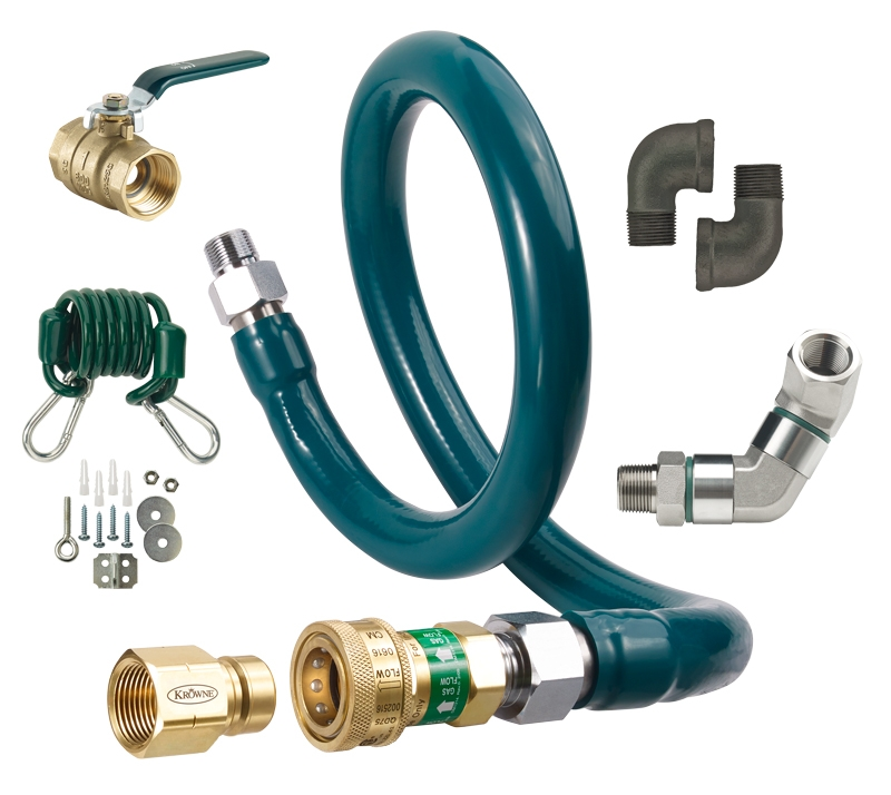 Krowne M12548K9 48" Gas Connector Kit w/ 1 1/4" Female/Male Couplings