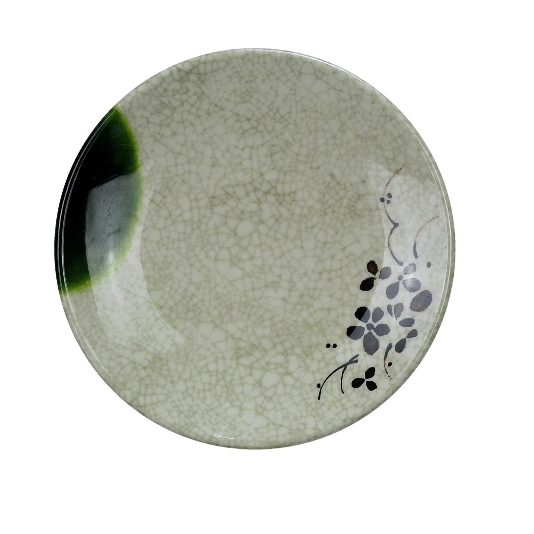 Yanco HO-1710 9 3/4" Round Melamine Plate, Beige