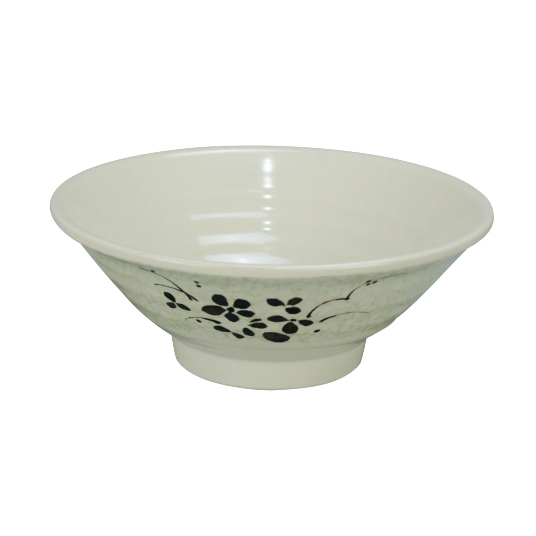 Yanco HO-5708 42 oz Round Melamine Bowl, Beige