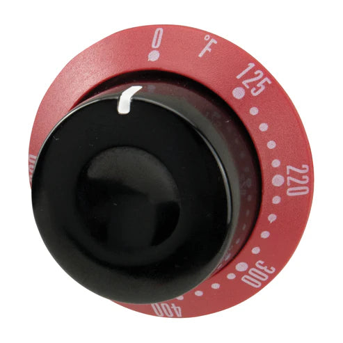 Winco EPSG-P28 Thermostat Black Knob & Red Ring for Sandwich Grills