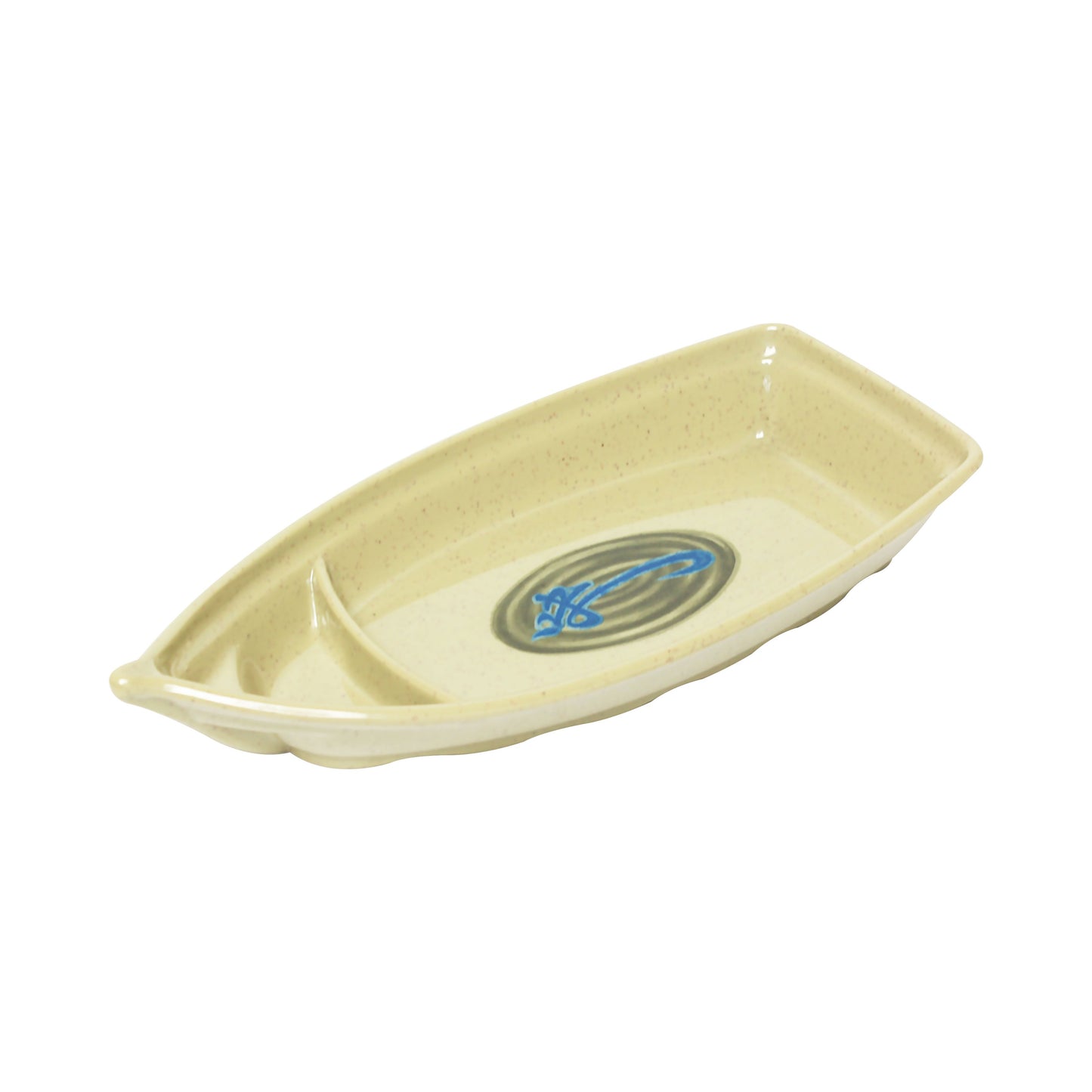 Thunder Group 8006J Wei 54 oz. Melamine Sushi Boat - 12/Case