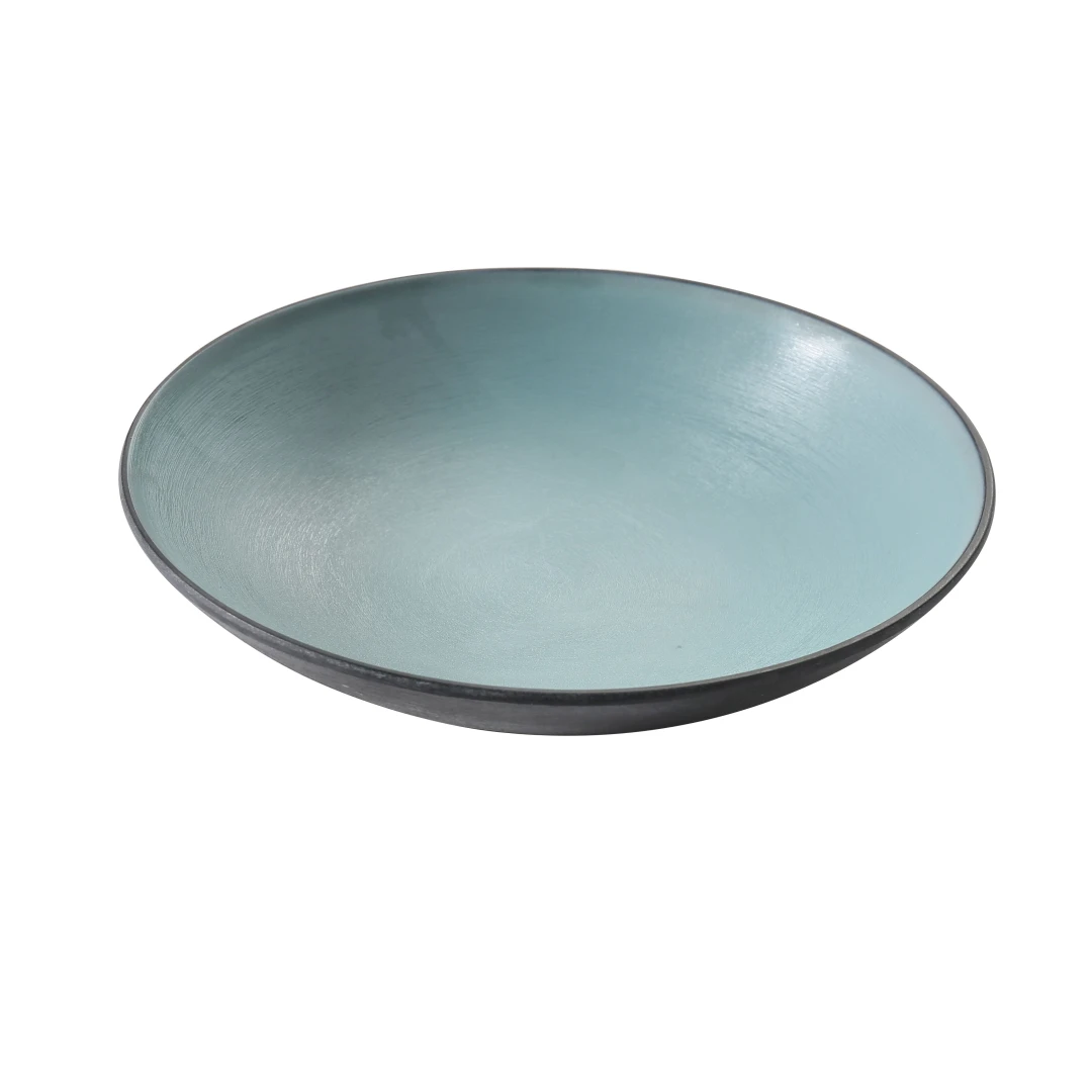 Yanco BM-307TL 12 oz Round Melamine Soup Bowl, Teal