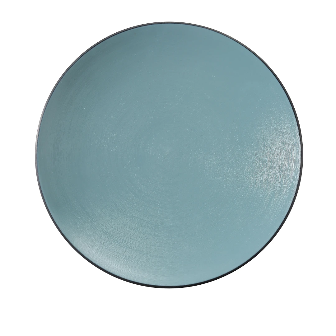 Yanco BM-107TL 7 1/2" Round Melamine Dinner Plate, Teal