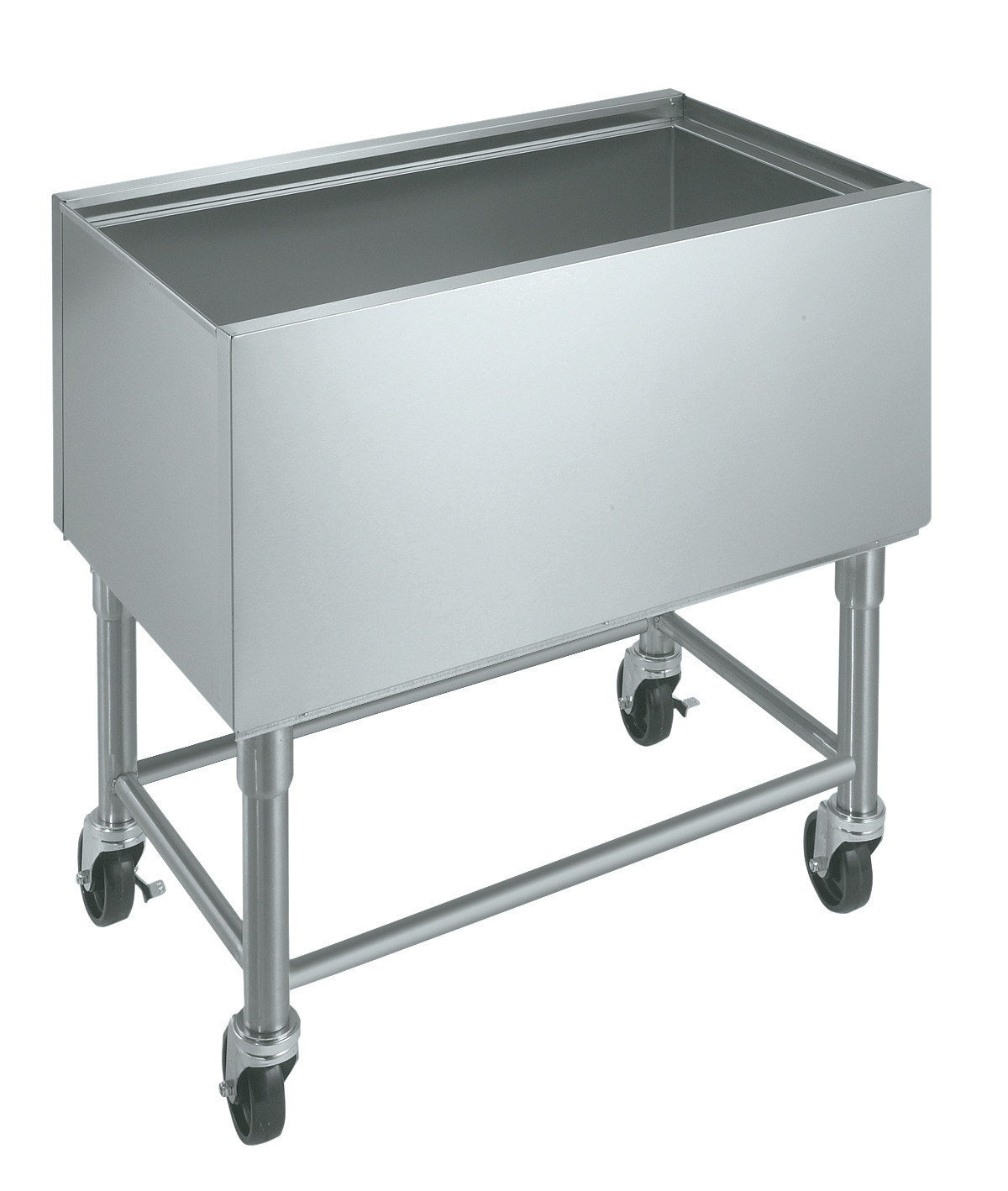 Krowne MB-1830 30" x 18 1/2" Drop In Ice Bin w/ 97 lb Capacity - Stainless