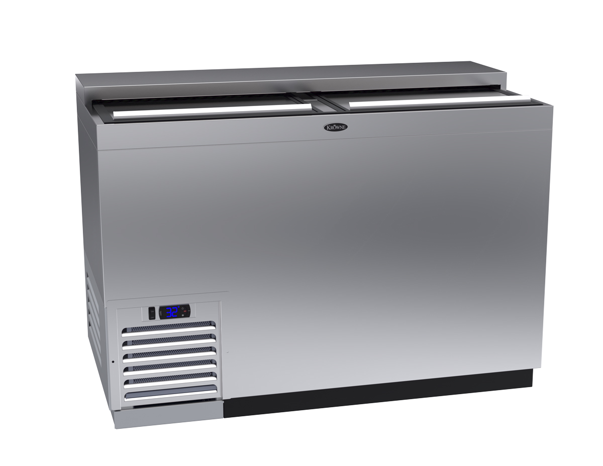 Krowne MC48S 2 Section Glass Chiller w/ 240 Mug Capacity, Stainless, 115v