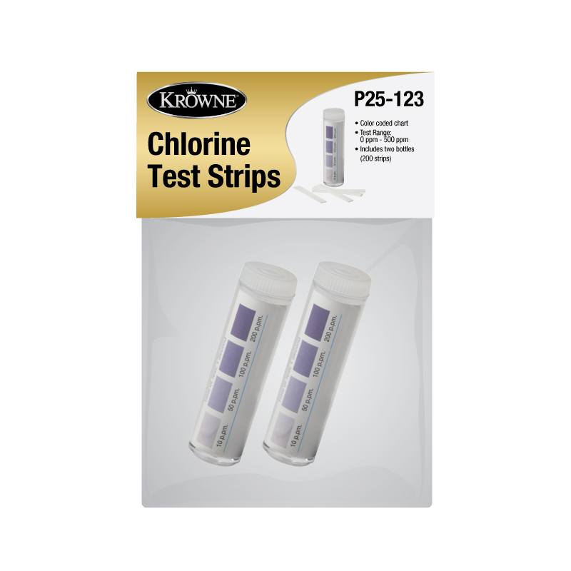 Krowne P25-123 Chlorine Test Strips