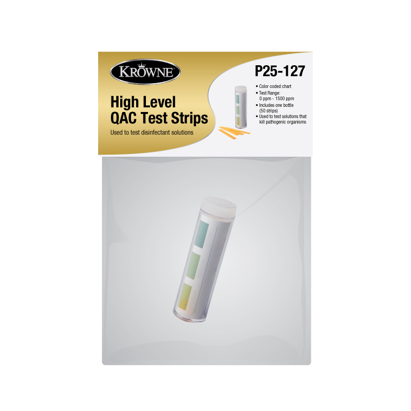 Krowne P25-127 High Range QAC Test Strips