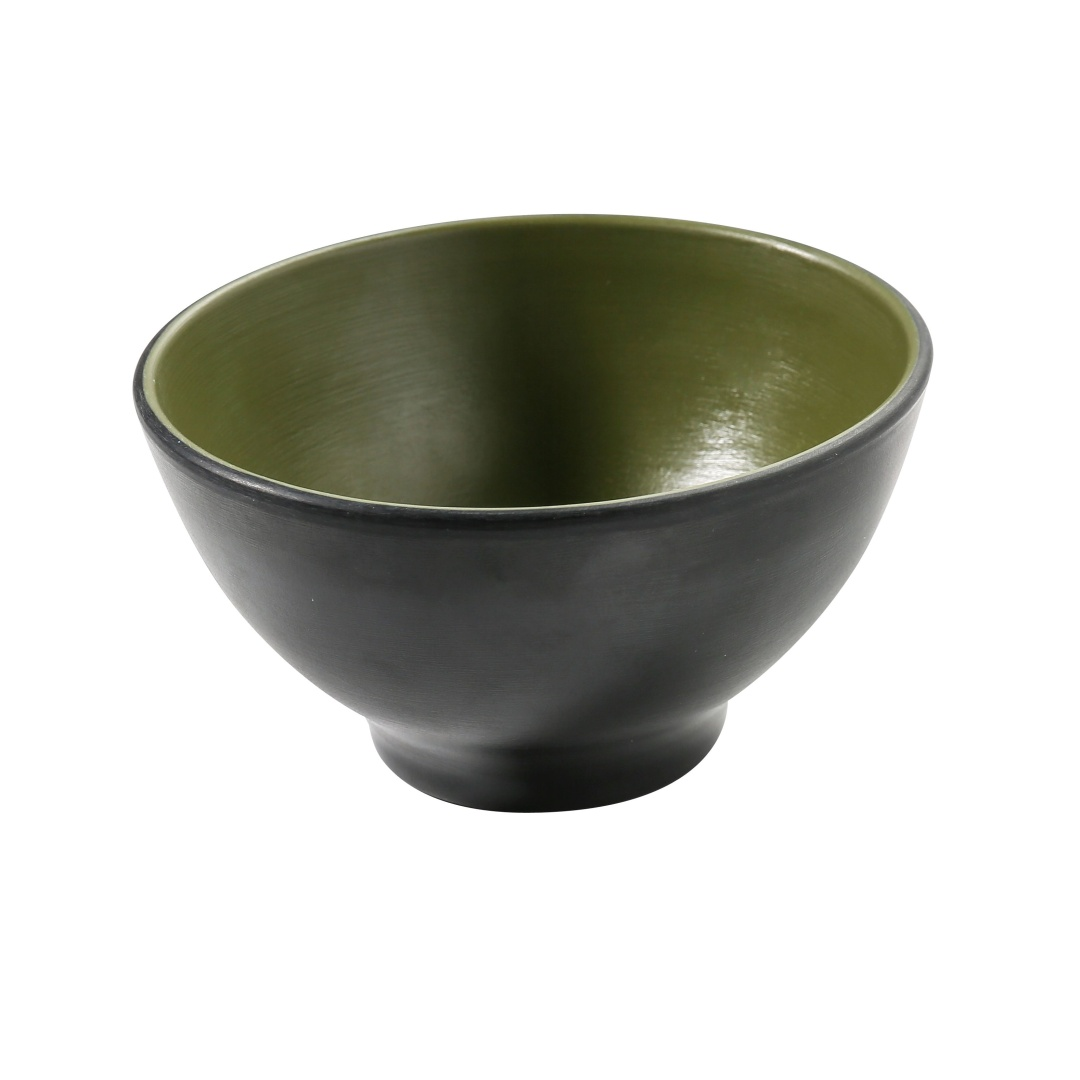 Yanco BM-404GR 10 oz Round Melamine Soup/Rice Bowl, Green