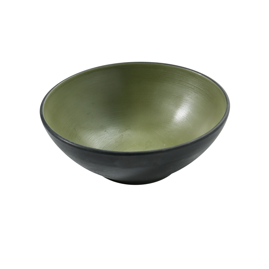 Yanco BM-407GR 24 oz Round Melamine Cereal/Salad Bowl, Green