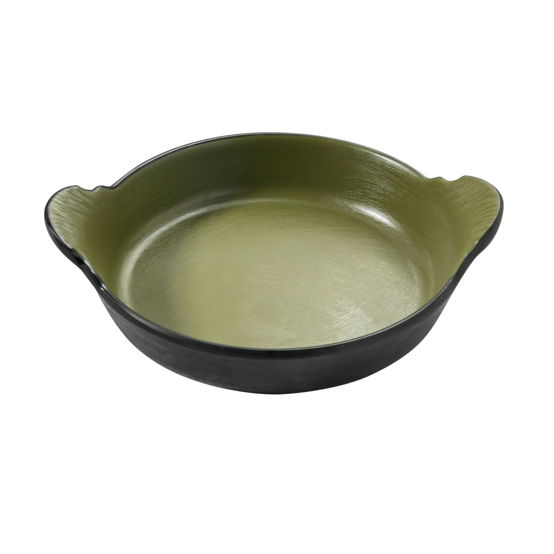 Yanco BM-607GR 16 oz Round Melamine Deep Dish, Green