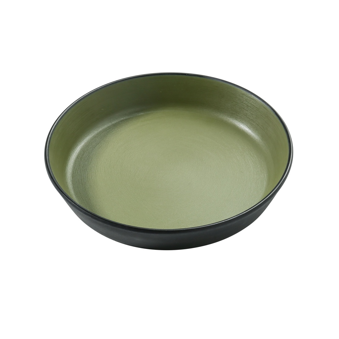Yanco BM-505GR 8 oz Round Melamine Deep Dish, Green