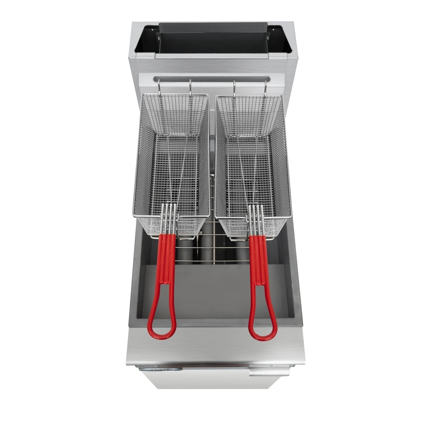 Koolmore KM-FDF40-NG 40 lb. Natural Gas Stainless Steel Floor Fryer - 90,000 BTU