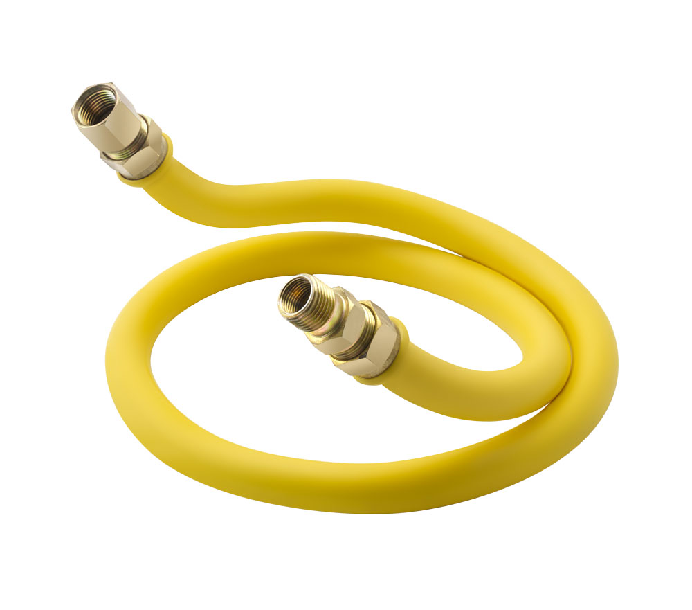 Krowne S7548 48" Stationary Gas Connector Hose w/ 3/4" Female/Male Couplings