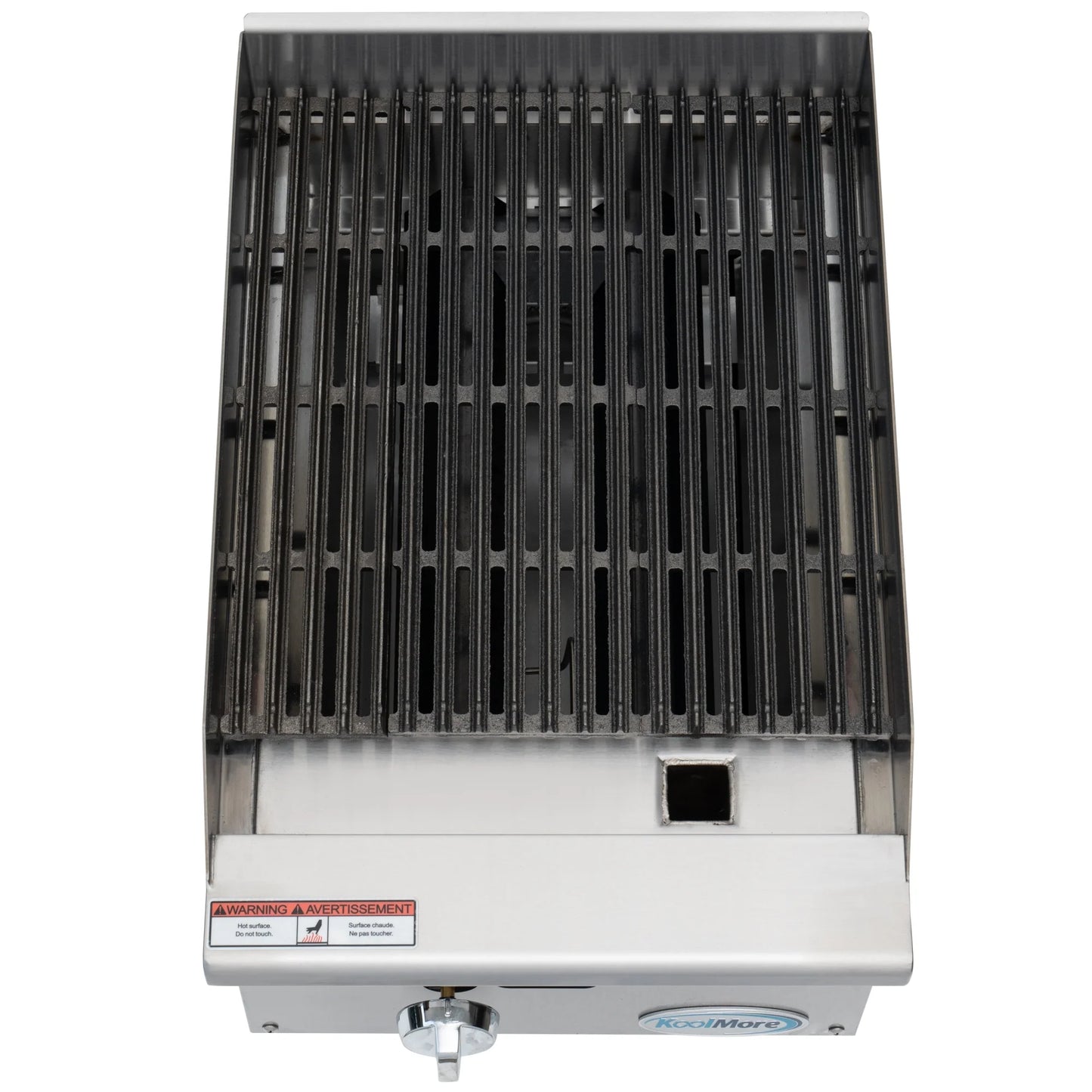 Koolmore KM-GCB1-18M 16" Commercial 1-Burner Charbroiler Natural Gas  - 30,000 BTU