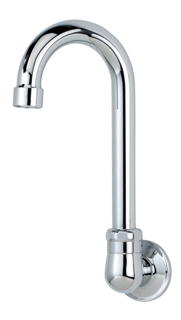 Krowne 16-140L Splash Mount Faucet - 3 1/2" Gooseneck Faucet, Single Hole