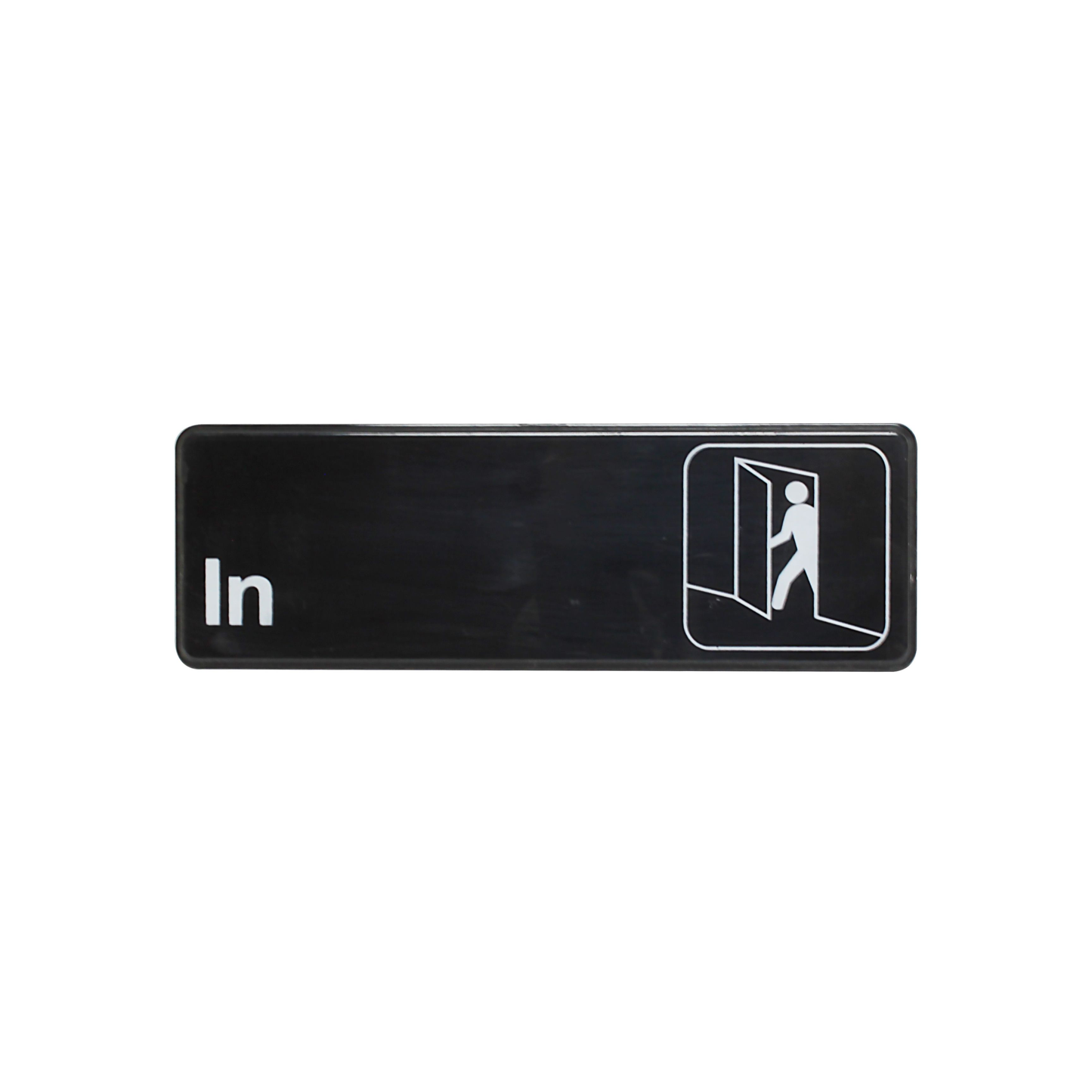 Thunder Group PLIS9309BK In Sign - Black and White, 9" x 3"