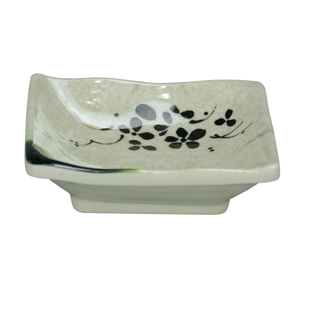 Yanco HO-2404 2 oz Melamine Sauce Dish, Beige