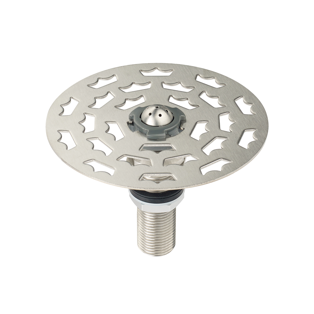 Krowne 16-144 4 1/2" Glass Rinser for Underbar Equipment w/ Perforated Grid, Stainless Steel