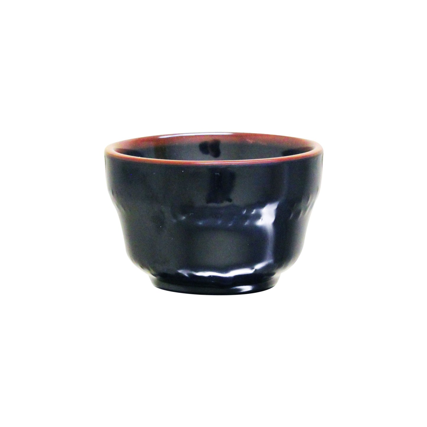 Thunder Group 9752TM Tenmoku Black 4 oz. Melamine Mug - 12/Case