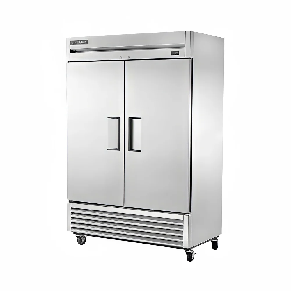 True T-49F-FLX-HC 54 1/16" Two Section Commercial Combo Refrigerator Freezer - Solid Door, Dual Temp Convertible, 115v