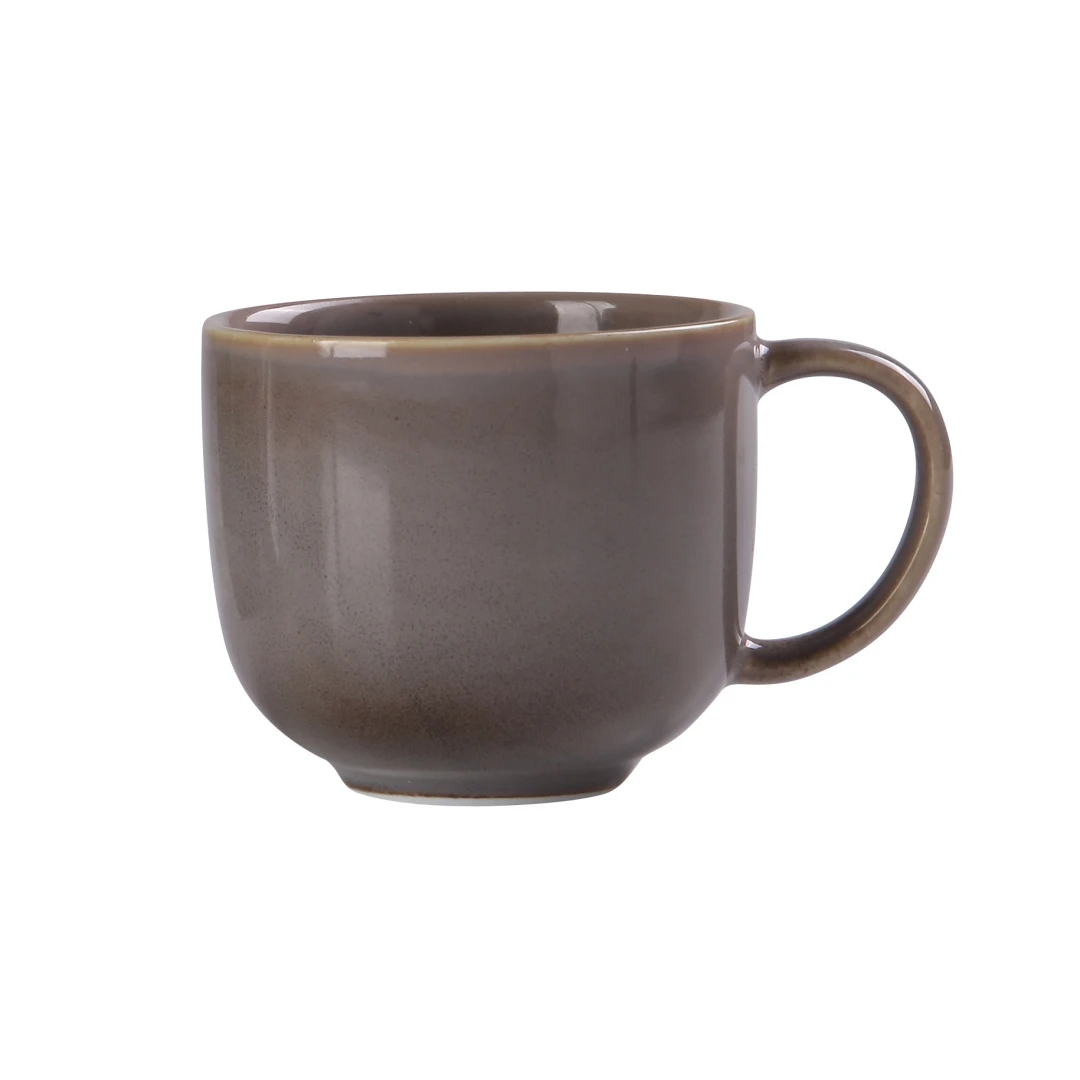 Yanco PK-001 8 oz Coffee Cup - Ceramic, Gray