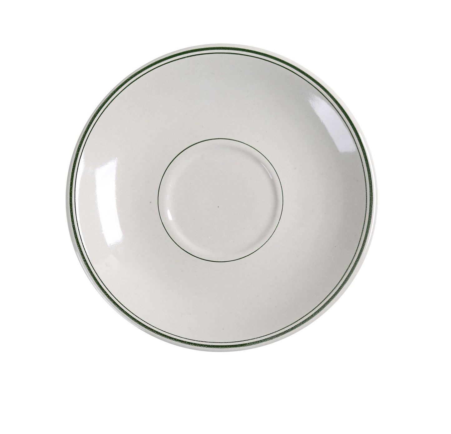 Yanco GB-36 Green Band Saucer 4-1/2" Dia. Round