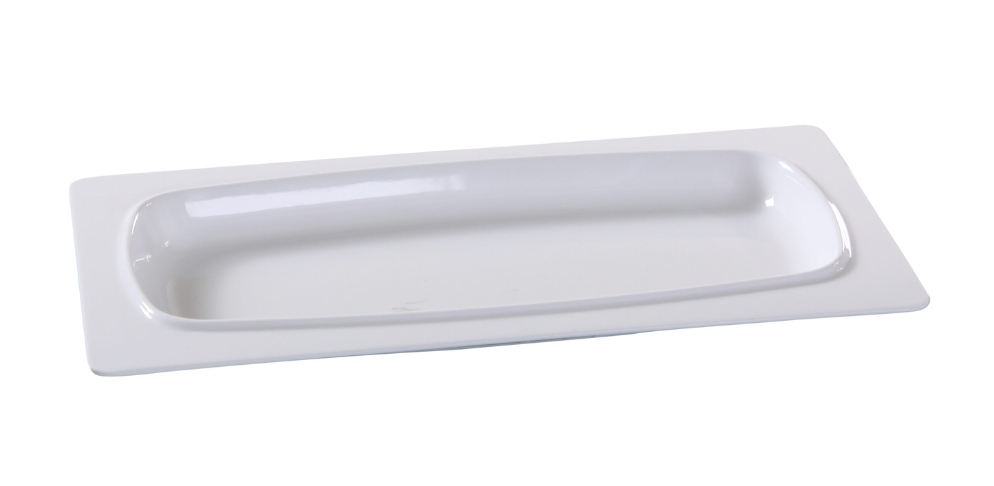 Yanco VE-413 Venice Plate 12-7/8"L X 6-7/8"W Rectangular